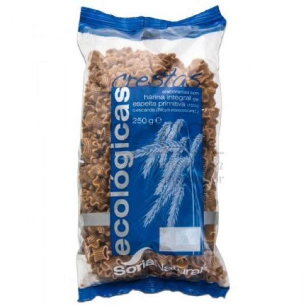 CRESTAS CON HARINA INTEGAL DE ESPELTA 250 G SORIA NATURAL