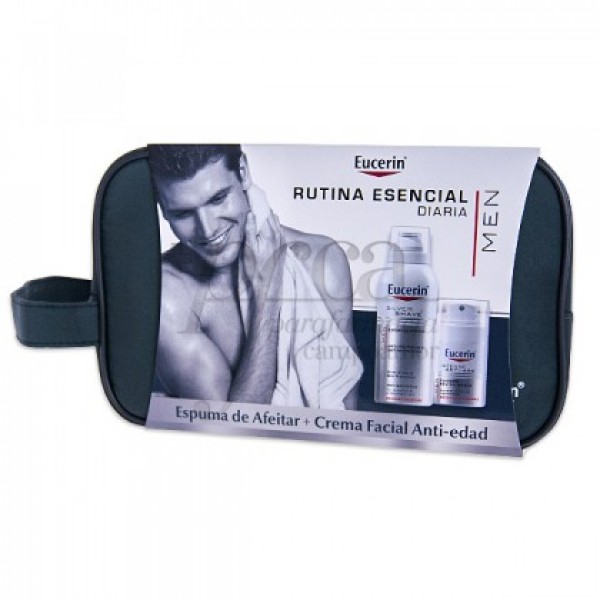 EUCERIN MEN NECESER ESPUMA+CREMA ANTIEDAD PROMO