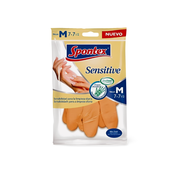 Spontex guantes sensitive talla M