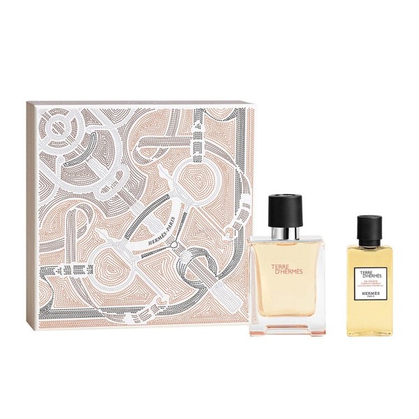 Hermes terre dhermes eau de toilette pour homme 50ml vaporizador + gel de baño 40ml