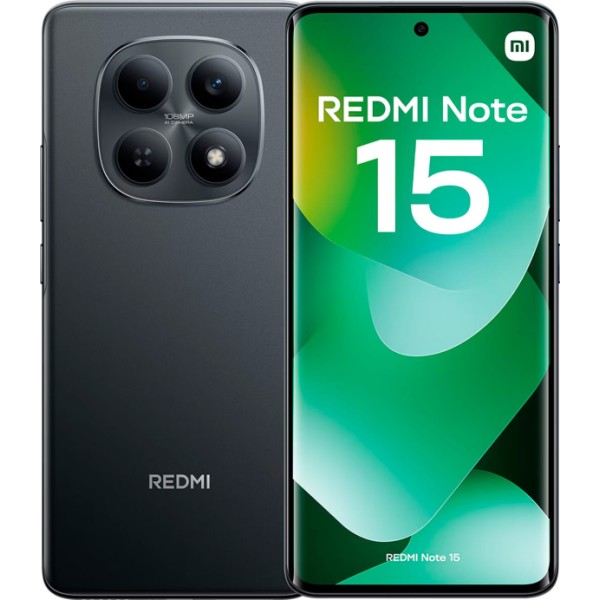 Xiaomi redmi note 15 4g black / 6+128gb / 6.77" amoled 120hz full hd+