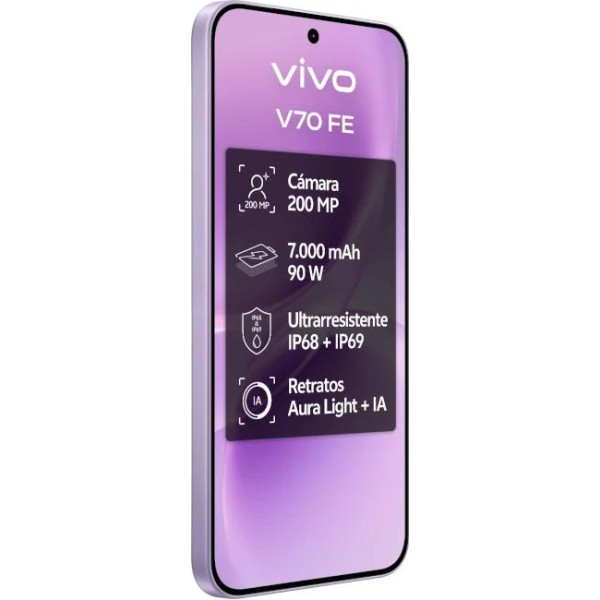 Vivo v70 fe 8gb 512gb bundle ch90w+ buds3 purple