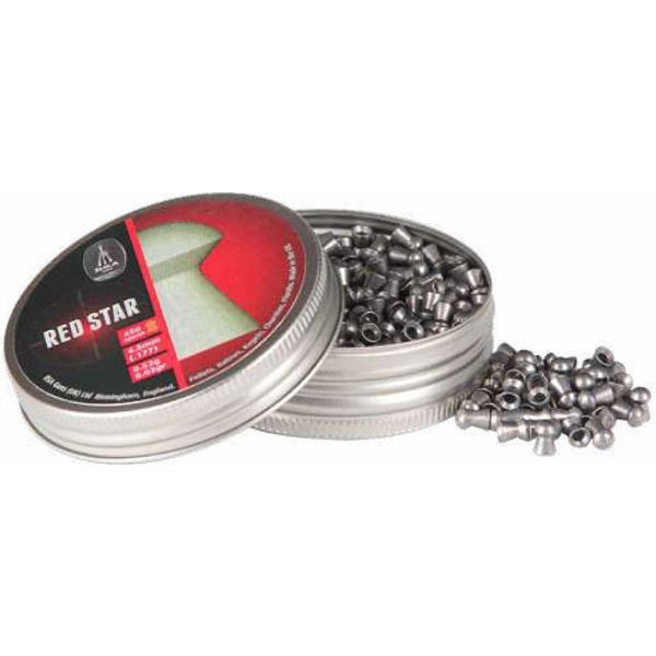 Balines red star calibre 5,5 mm (.22) 1,18 g (18,21 gr) 250 uds