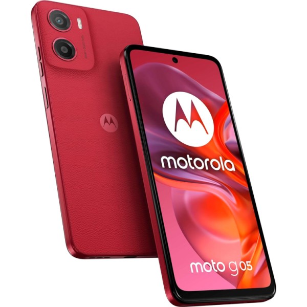 Motorola moto g05 4g plum red / 4+256gb / 6.67" 90hz hd+