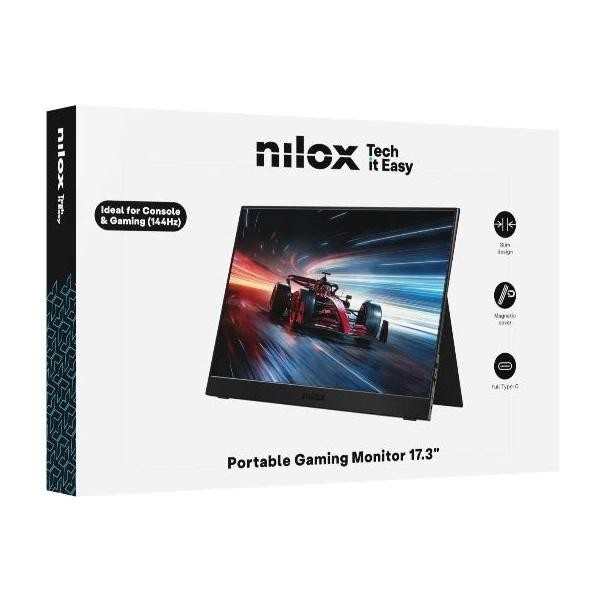 Nilox nxmp17fhd1441 monitor portátil 17.3" 144hz m