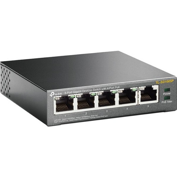 Tp-link tl-sg1005p switch 5xgb 4xpoe
