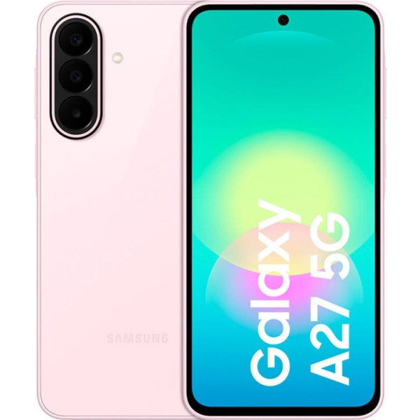 Samsung galaxy a27 5g rosa / 6 + 128 gb / 6,7" super amoled fhd+