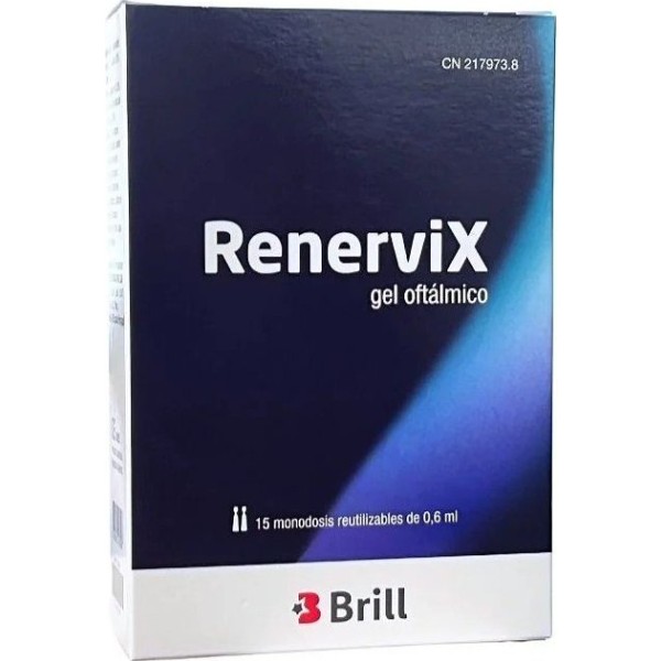 Renervix Gel Oftálmico Reparador Corneal 15 Monodosis x 0,6 ml