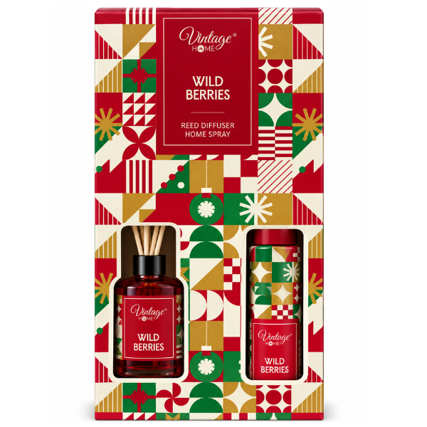Vintage Home Wild Berries Ambientador Mikado + Spray Vaporizador